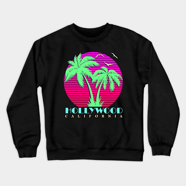 Hollywood Crewneck Sweatshirt by Nerd_art